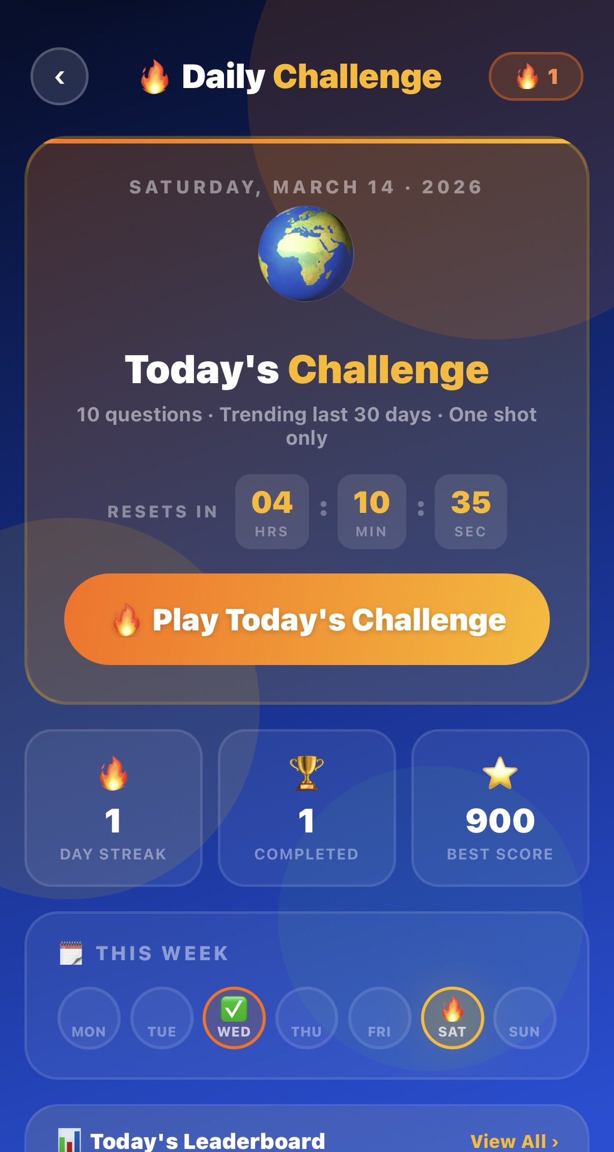 Daily Challenge