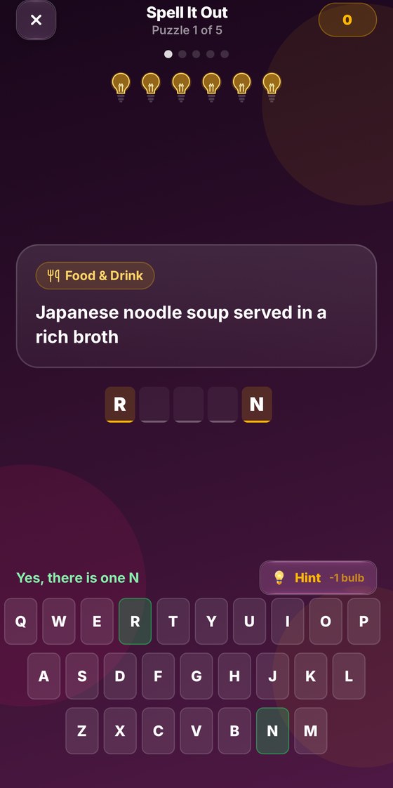 Spell It Out gameplay